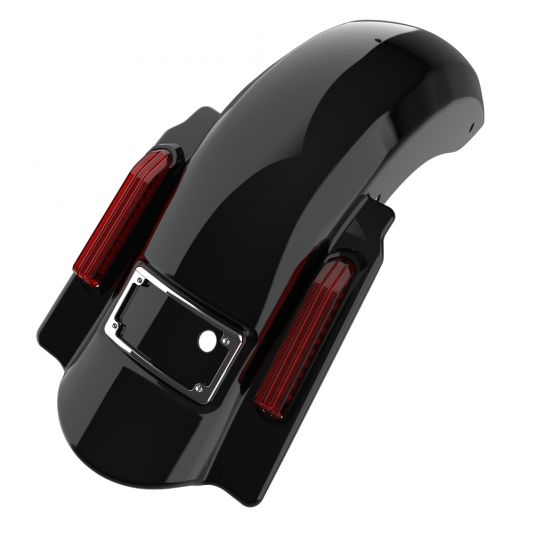 Advanblack Color Matched DOMINATOR Stretched Rear Fender For 2014-2023 Harley Davidson Touring