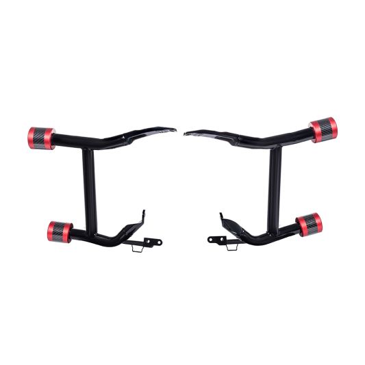 Advanblack PROTEK Rear Performance Crash Bar Saddlebags Guards for '14-'25 Harley Touring