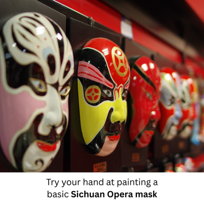 Travel Redemption Voucher:  1-day Sichuan Opera Experience for 2 people