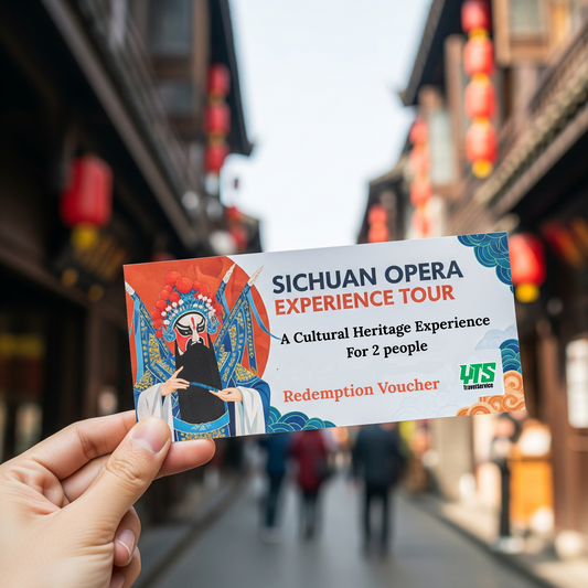 Travel Redemption Voucher:  1-day Sichuan Opera Experience for 2 people