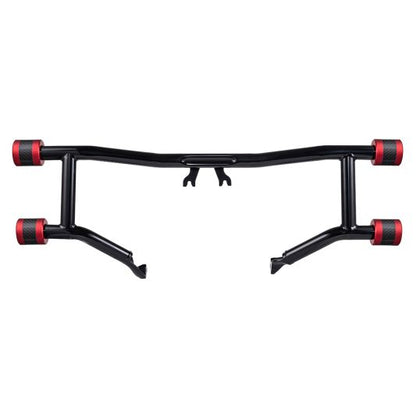 Advanblack PROTEK Front Performance High Way Peg Two Step Crash Bar for Harley Touring