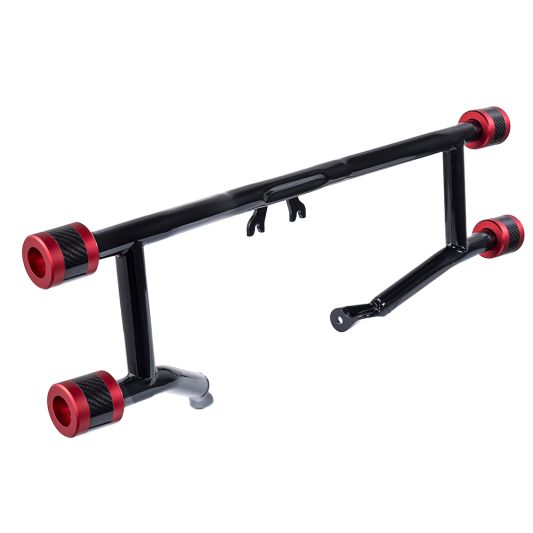 Advanblack PROTEK Front Performance High Way Peg Two Step Crash Bar for Harley Touring