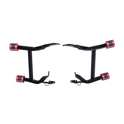 Advanblack PROTEK Rear Performance Crash Bar Saddlebags Guards for '14-'25 Harley Touring