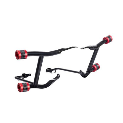 Advanblack PROTEK Rear Performance Crash Bar Saddlebags Guards for '14-'25 Harley Touring