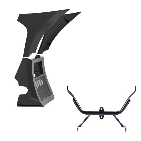 Advanblack COLOR MATCHED FAIRING SPOILER KIT WITH SUPPORT BRACKET FOR '23.5-'25 HARLEY ROAD GLIDE